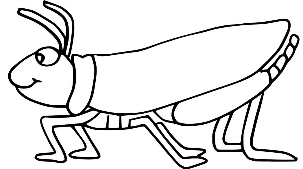 무료로 인쇄 가능 그리다 메뚜기