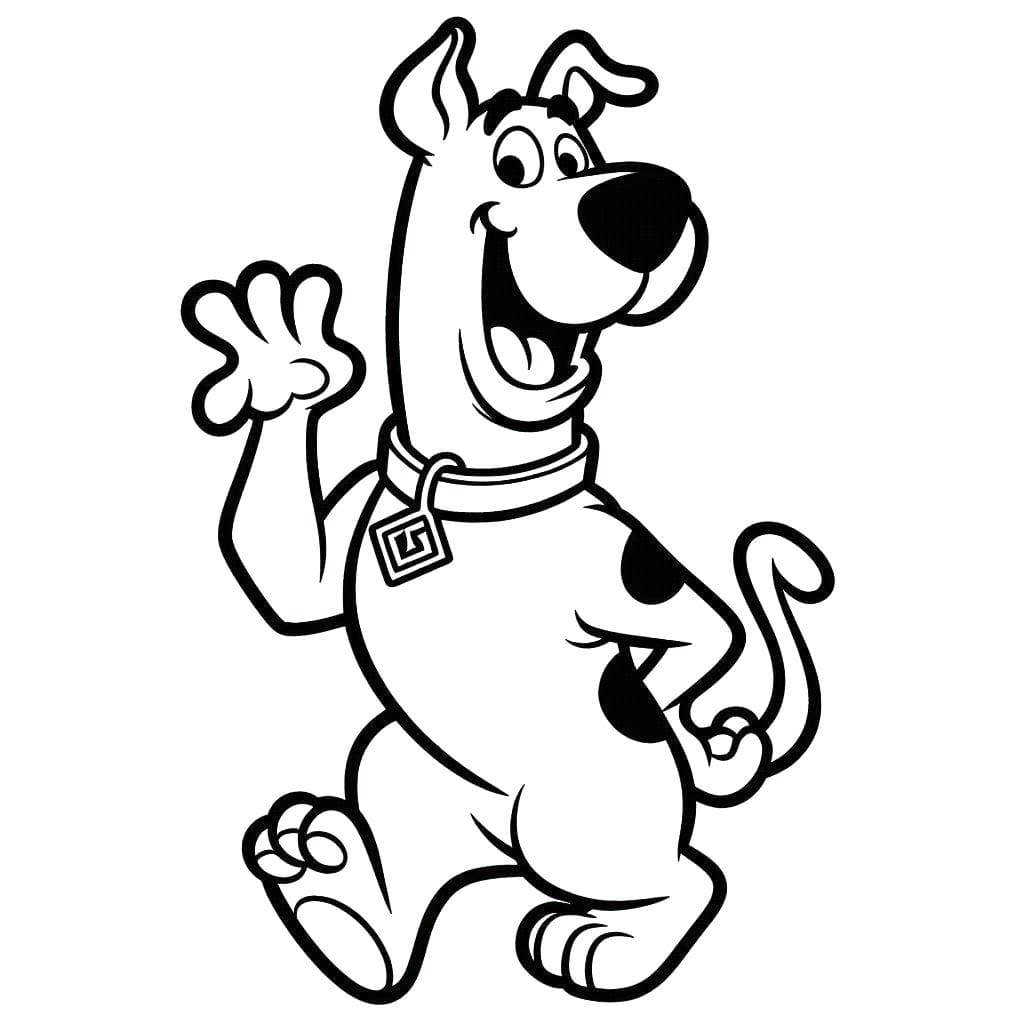 무료로 인쇄 가능 그리다 스쿠비 두