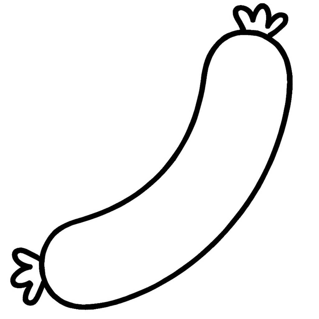 무료로 인쇄 가능 그리다 소시지