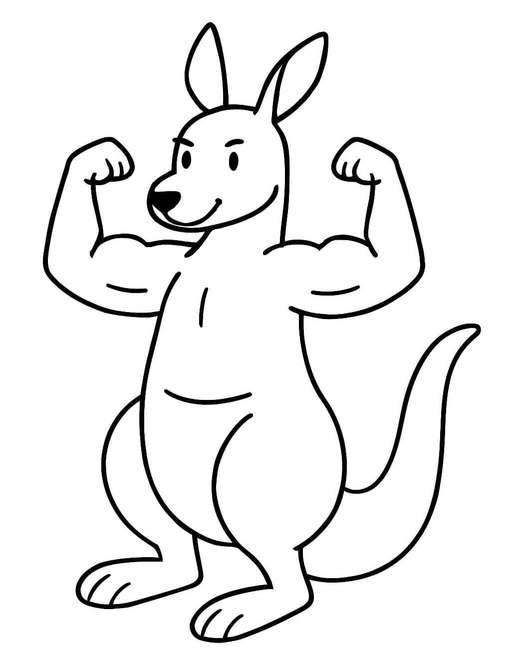 무료로 인쇄 가능 캥거루