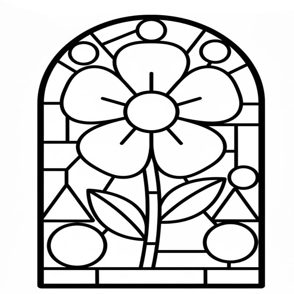 무료로 인쇄 가능 스테인드글라스