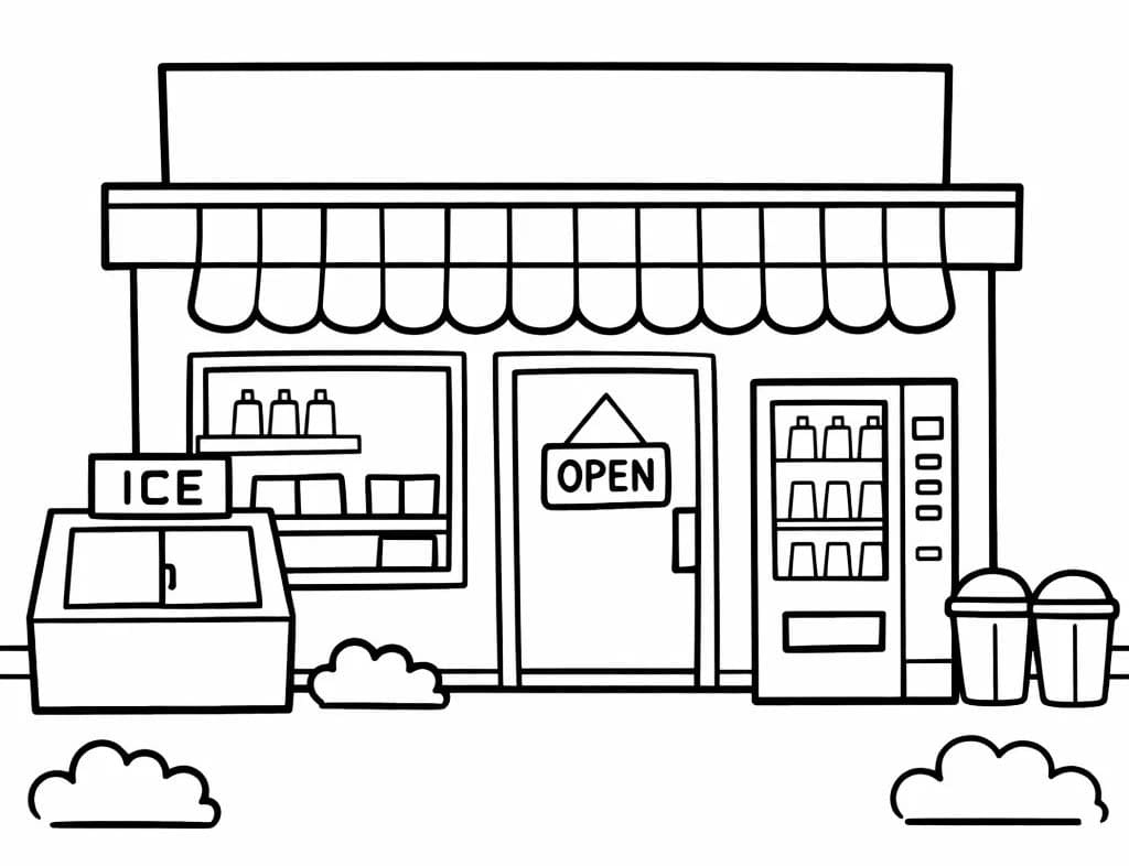 편의점 그리기