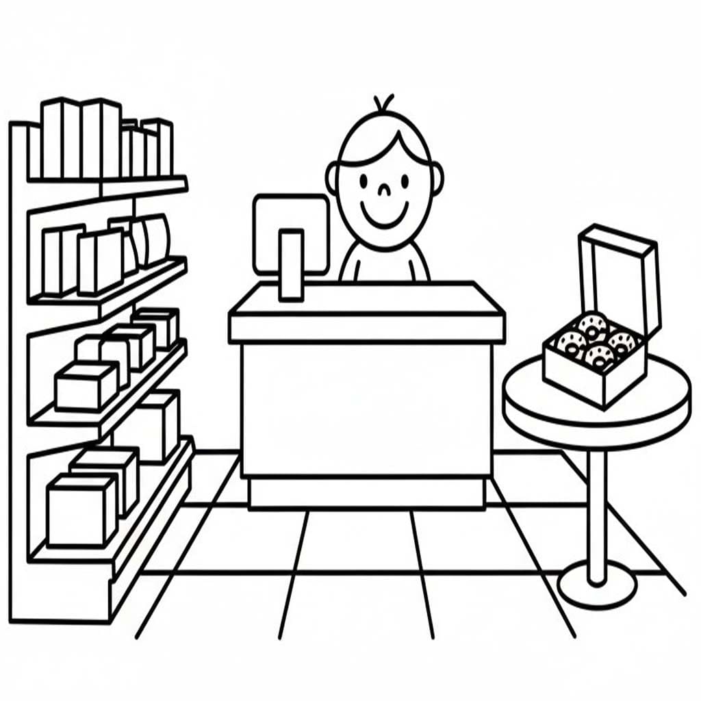 편의점 이미지 단순한