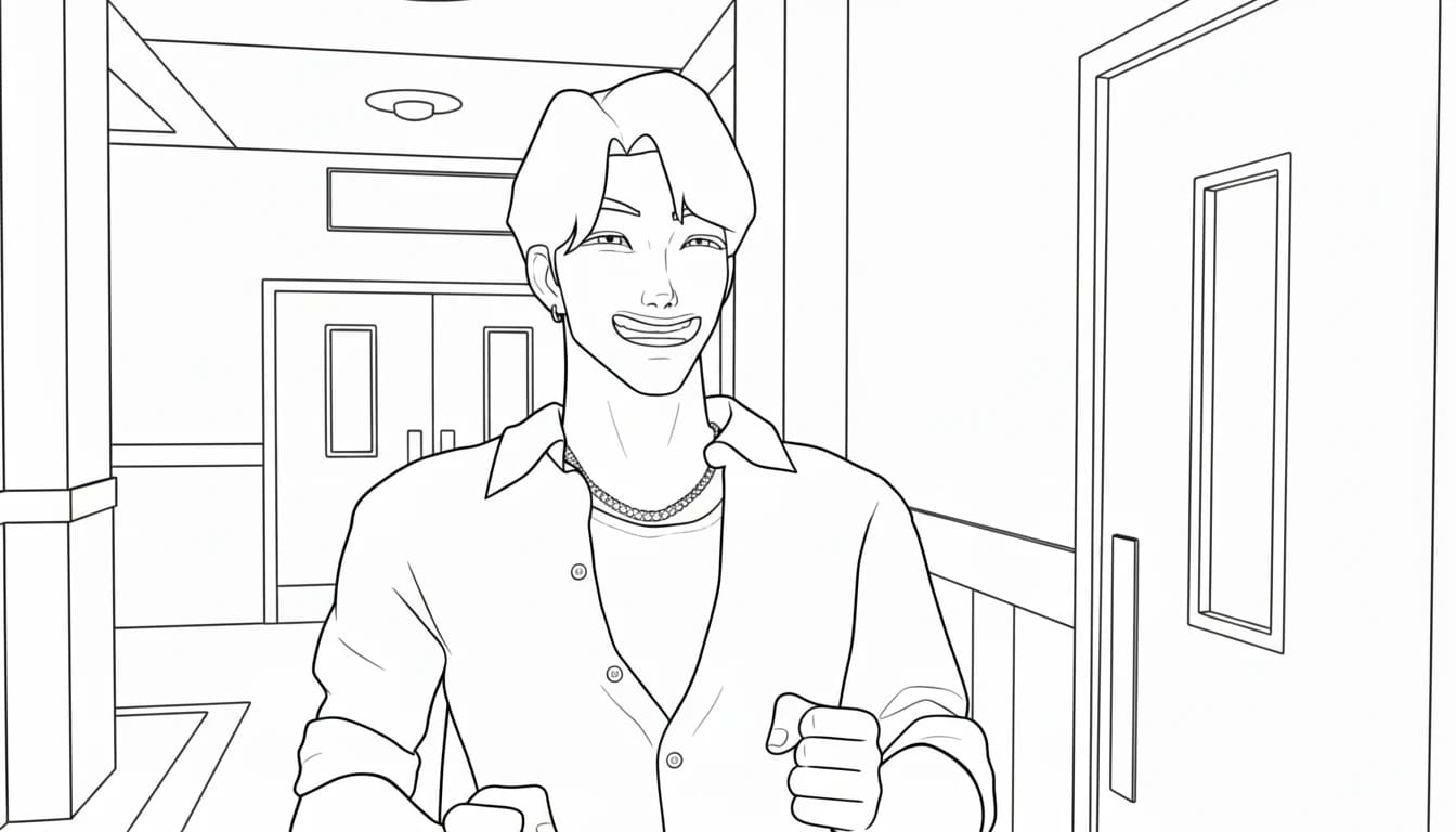 사자 보이즈 이미지 인쇄 가능