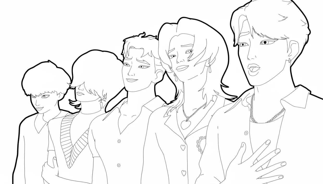 사자 보이즈 인쇄