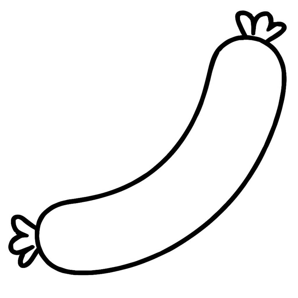 소시지 이미지 단순한