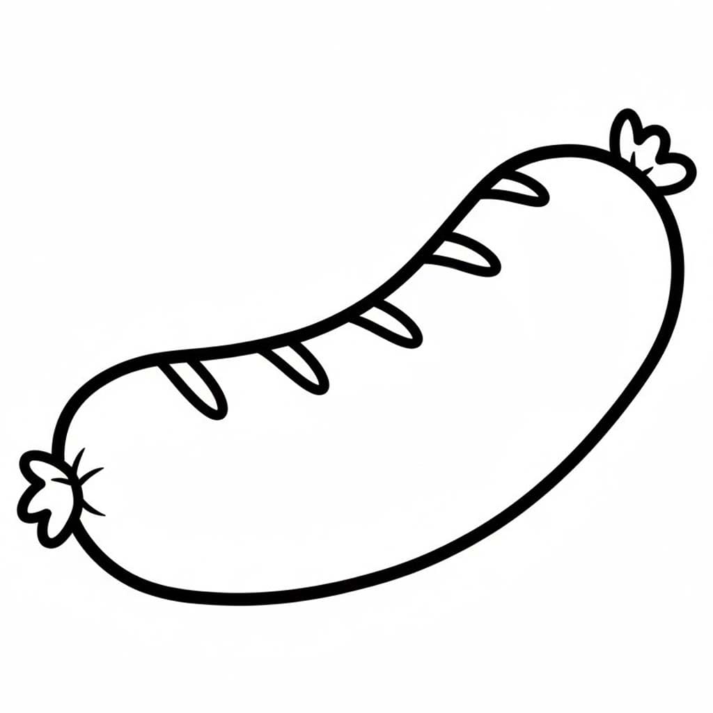 소시지 이미지 인쇄 가능