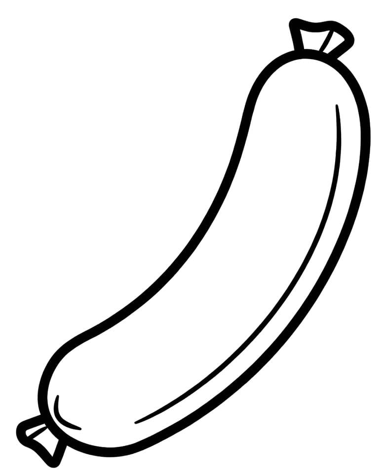 쉬운 소시지 그리다