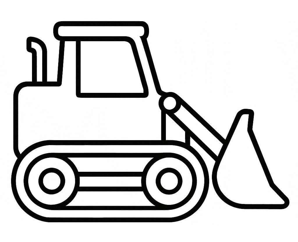 불도저 무료로 인쇄 가능