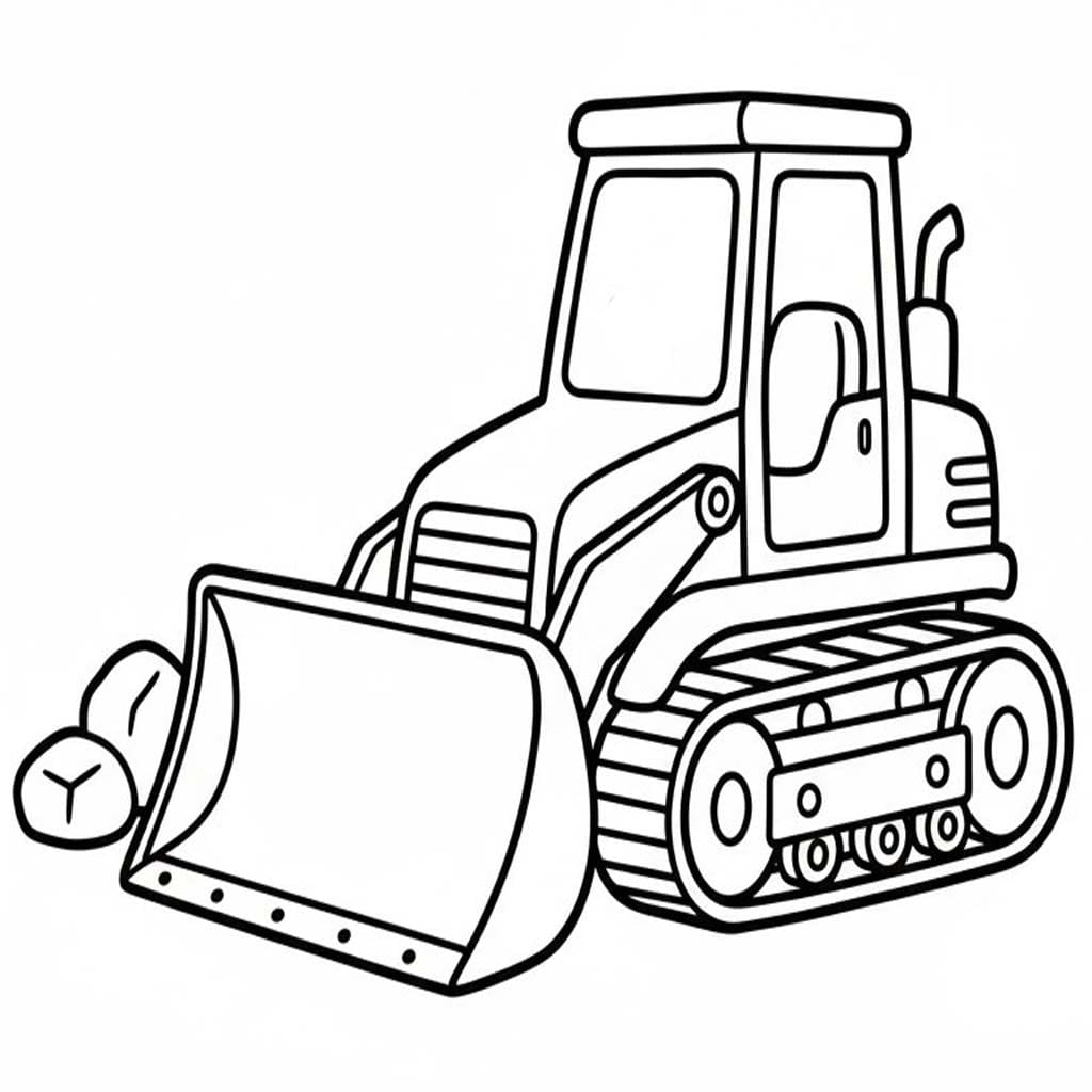 단순한 불도저 그리다