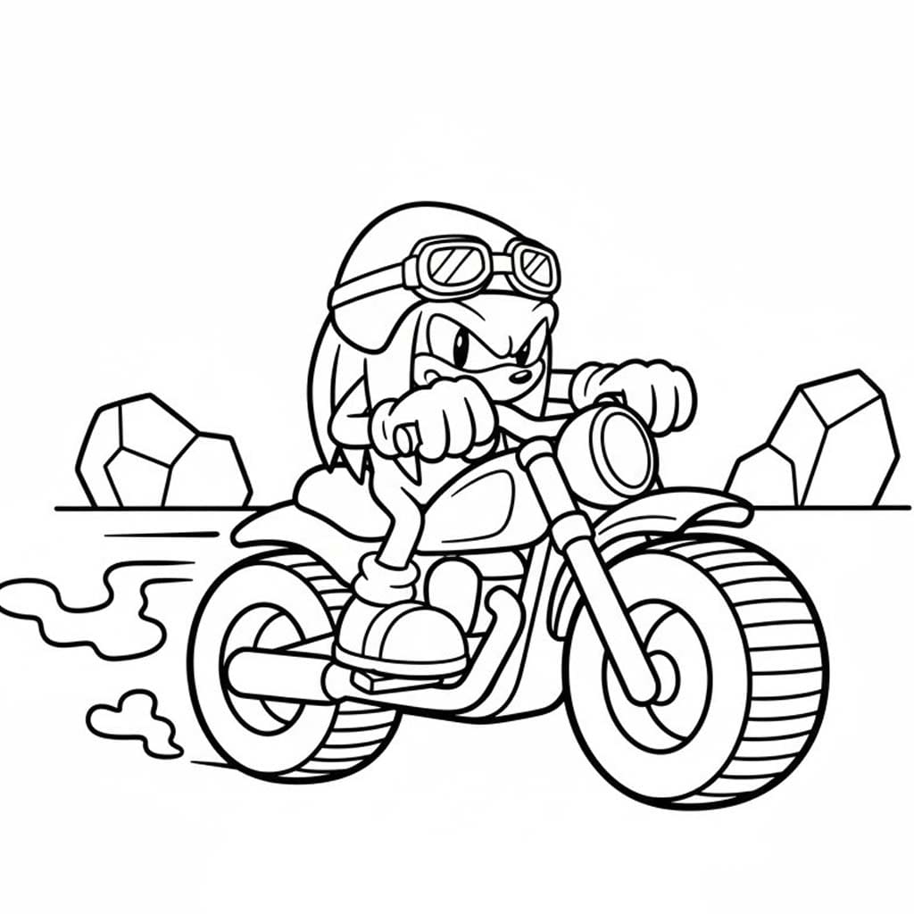 단순한 너클즈 그리다