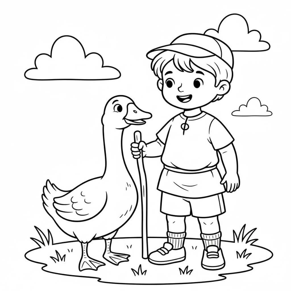 거위 이미지 인쇄 가능