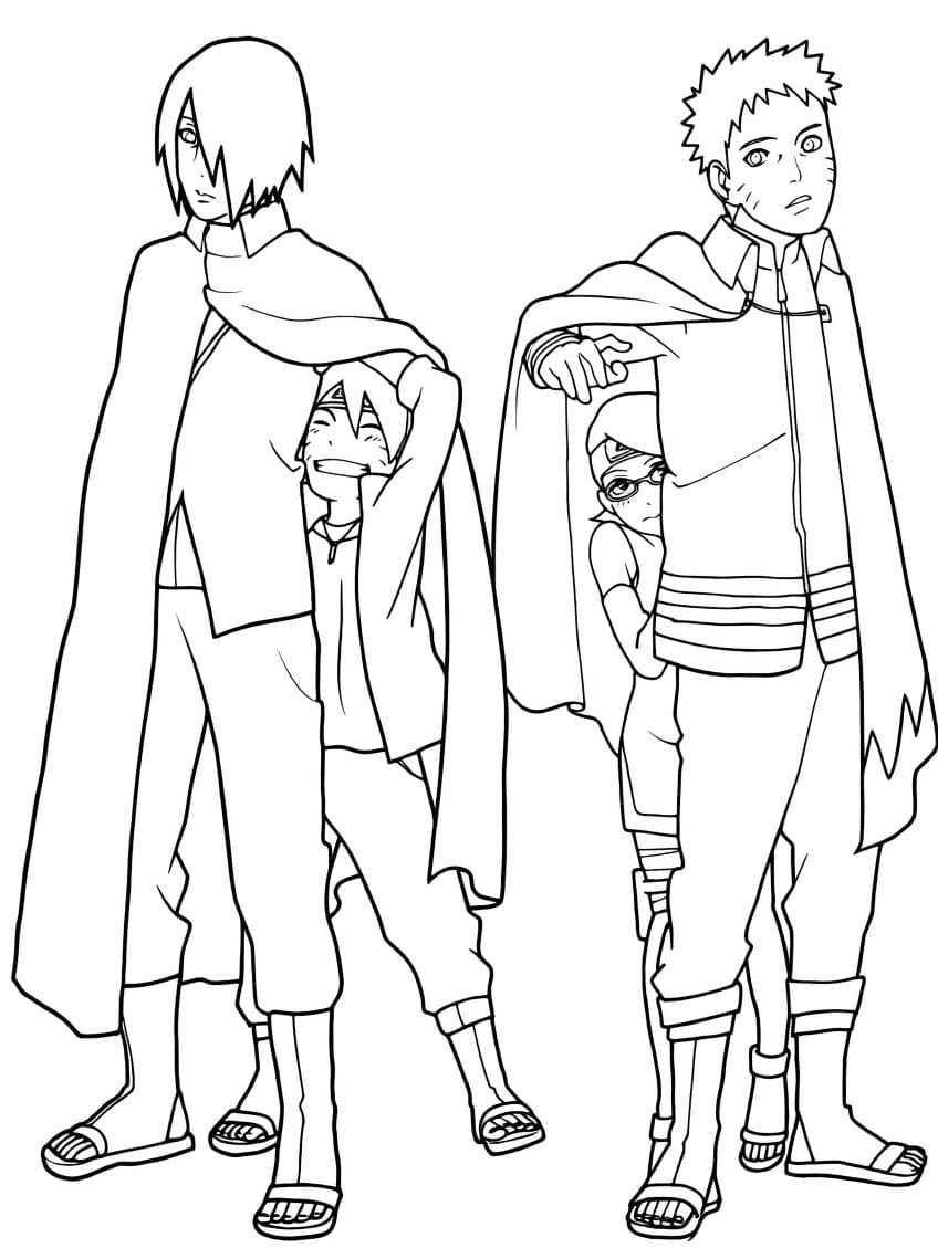 보루토 색칠하기놀이