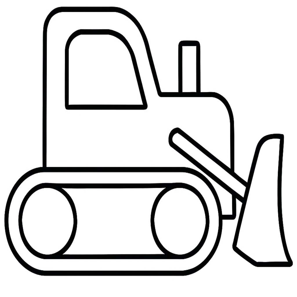 그림 불도저 인쇄 가능