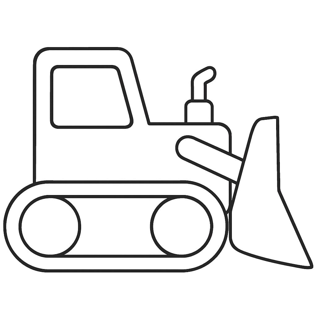 그림 불도저 인쇄