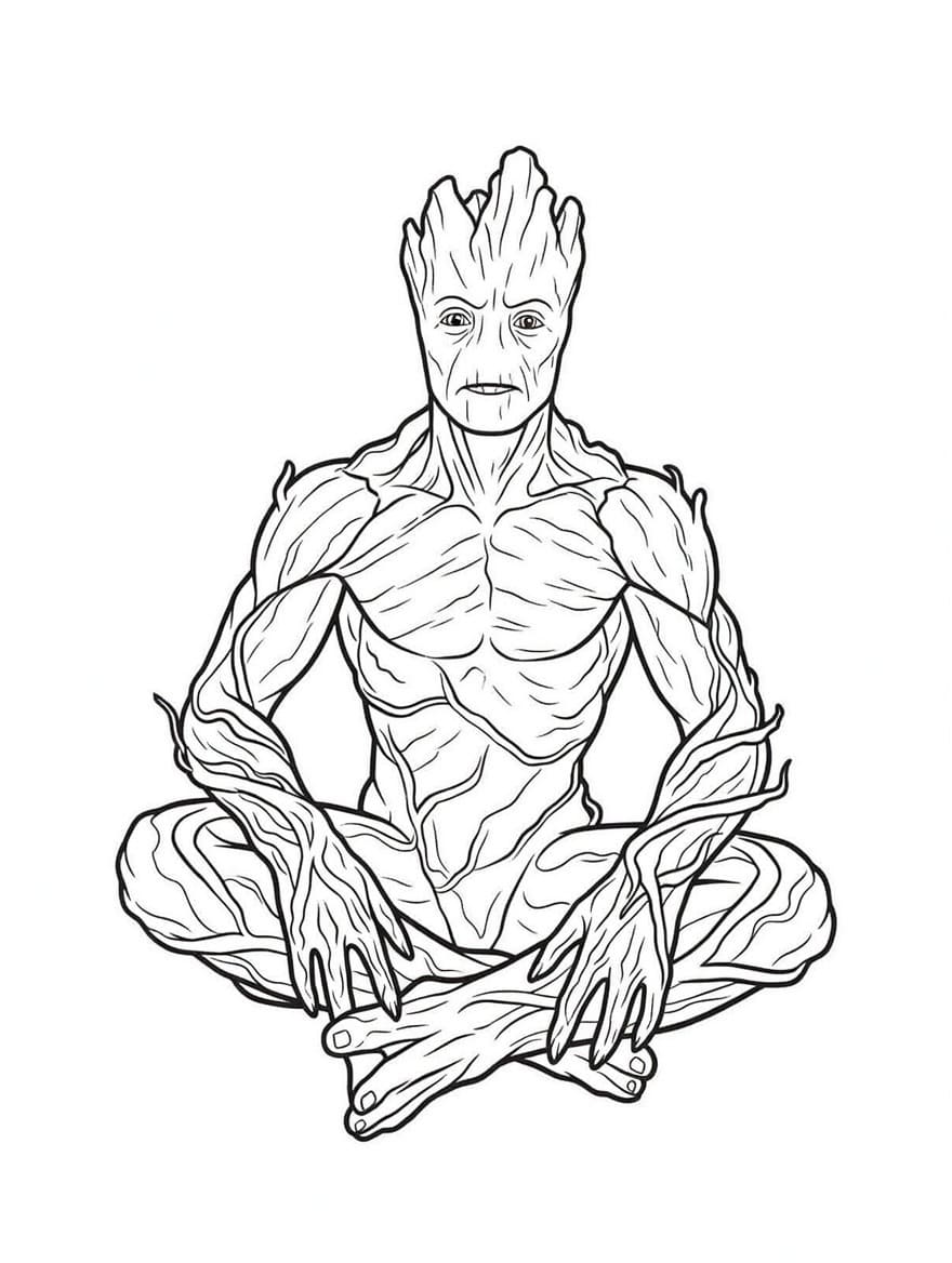 그림 그루트 인쇄