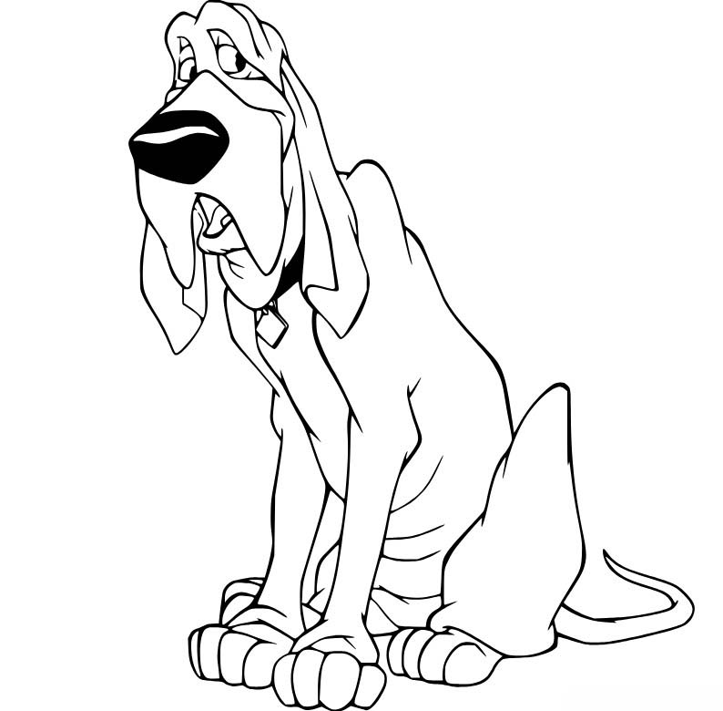 그림 레이디와 트램프 인쇄 가능