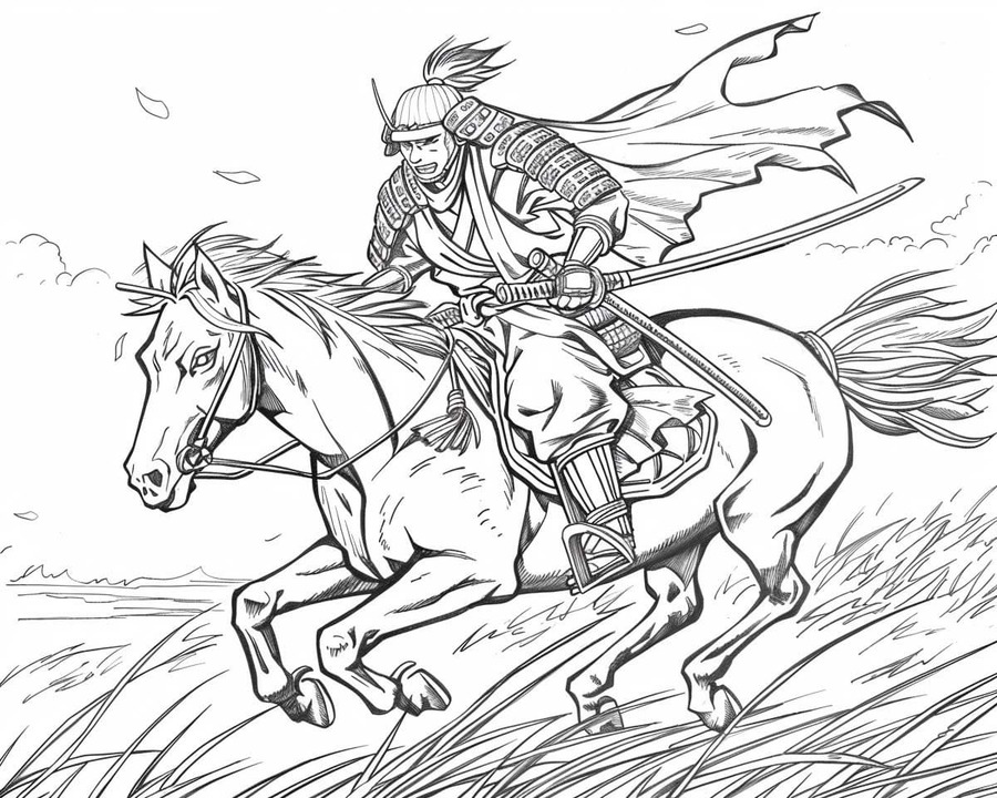 그림 사무라이 인쇄