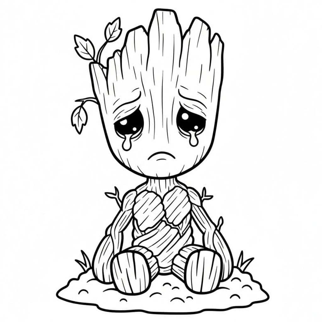 그루트 인쇄 가능