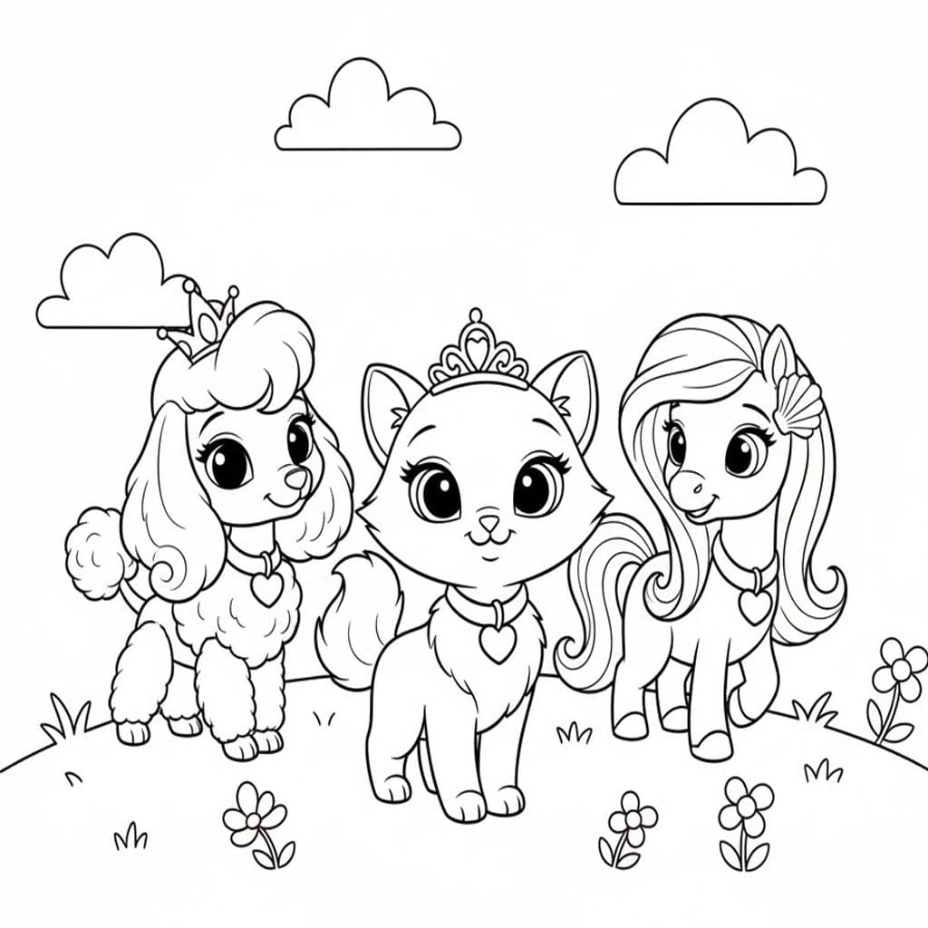 기초적인 팰리스 펫 그리다