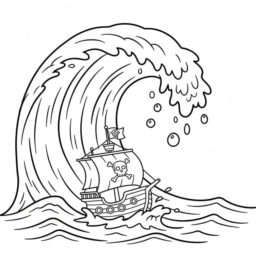 해적선 이미지 인쇄