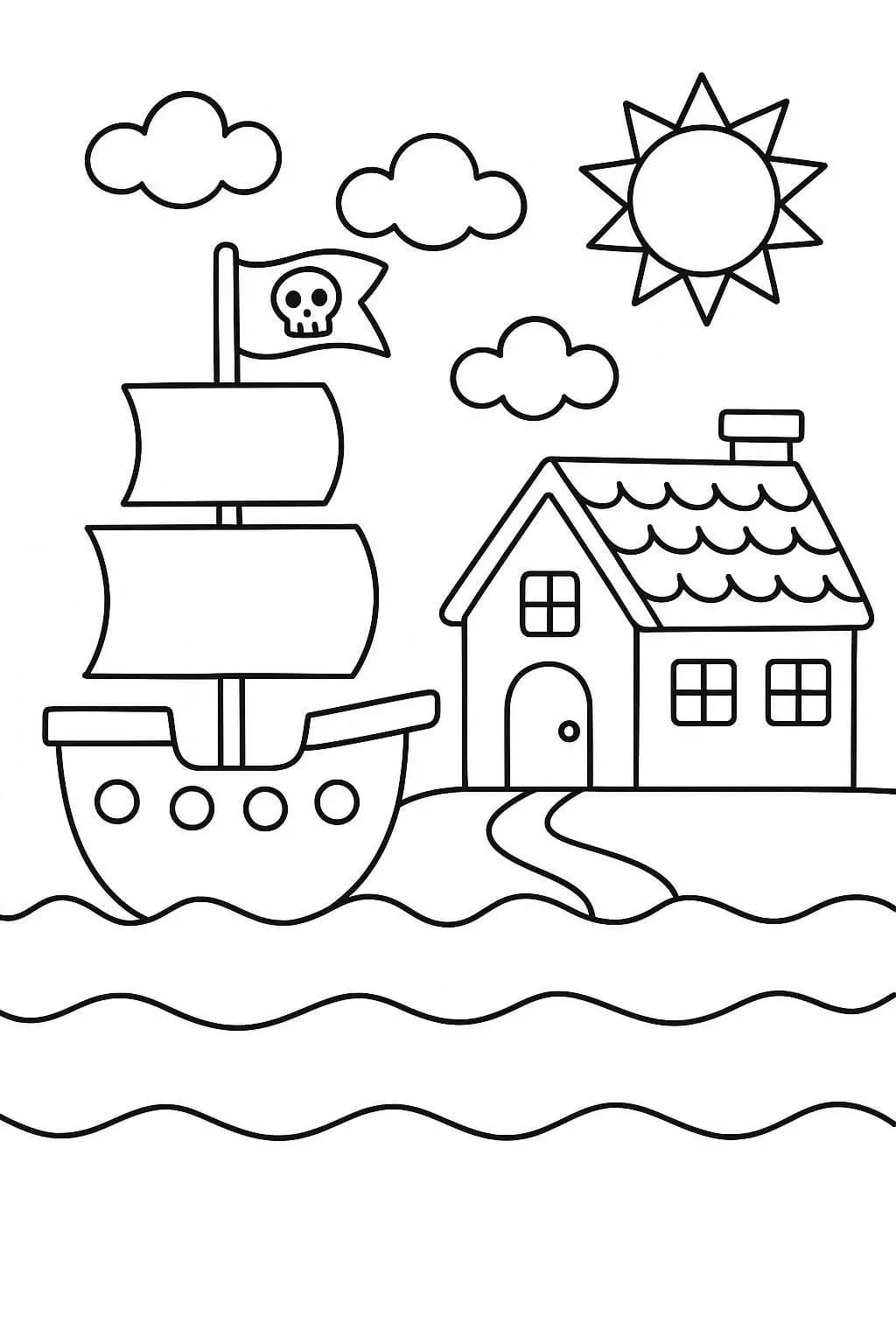 해적선 인쇄 가능