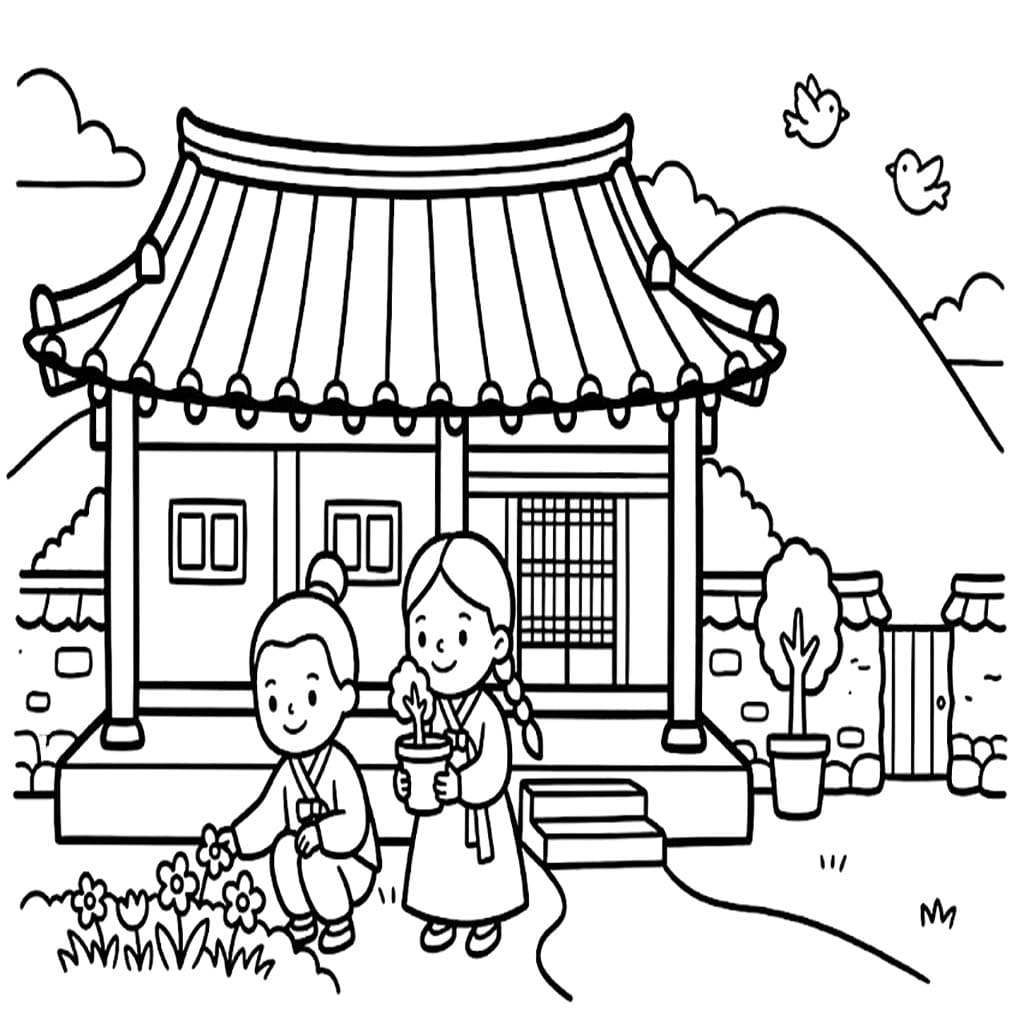 한옥 인쇄 가능