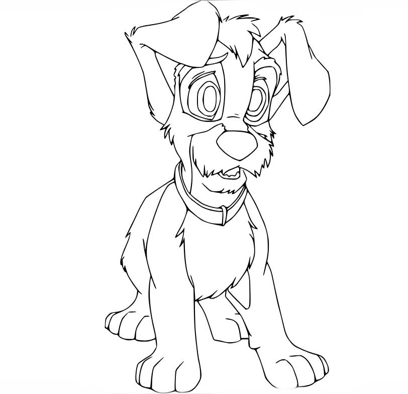 인쇄 가능 레이디와 트램프