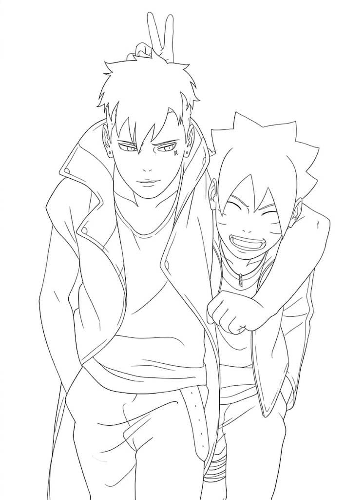 인쇄 그리다 보루토