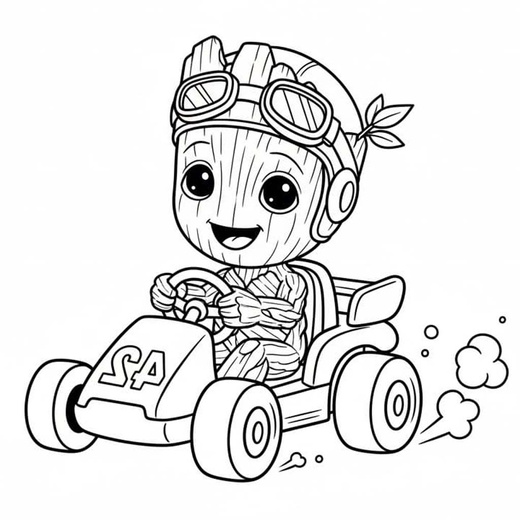 인쇄 그리다 그루트