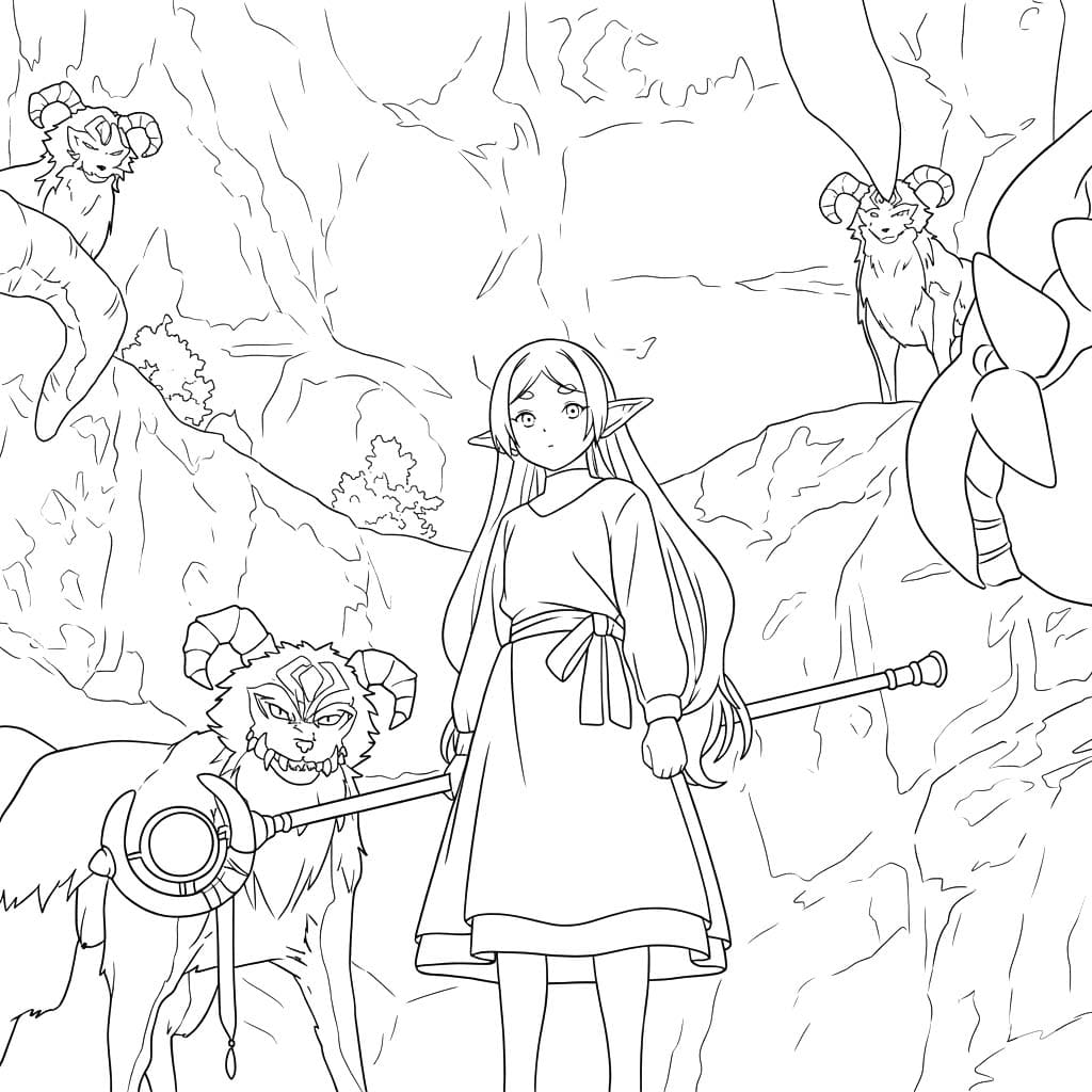 장송의 프리렌 엘프 마법사