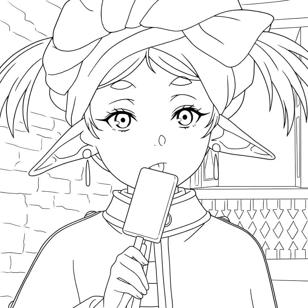 장송의 프리렌 귀여운 색칠공부