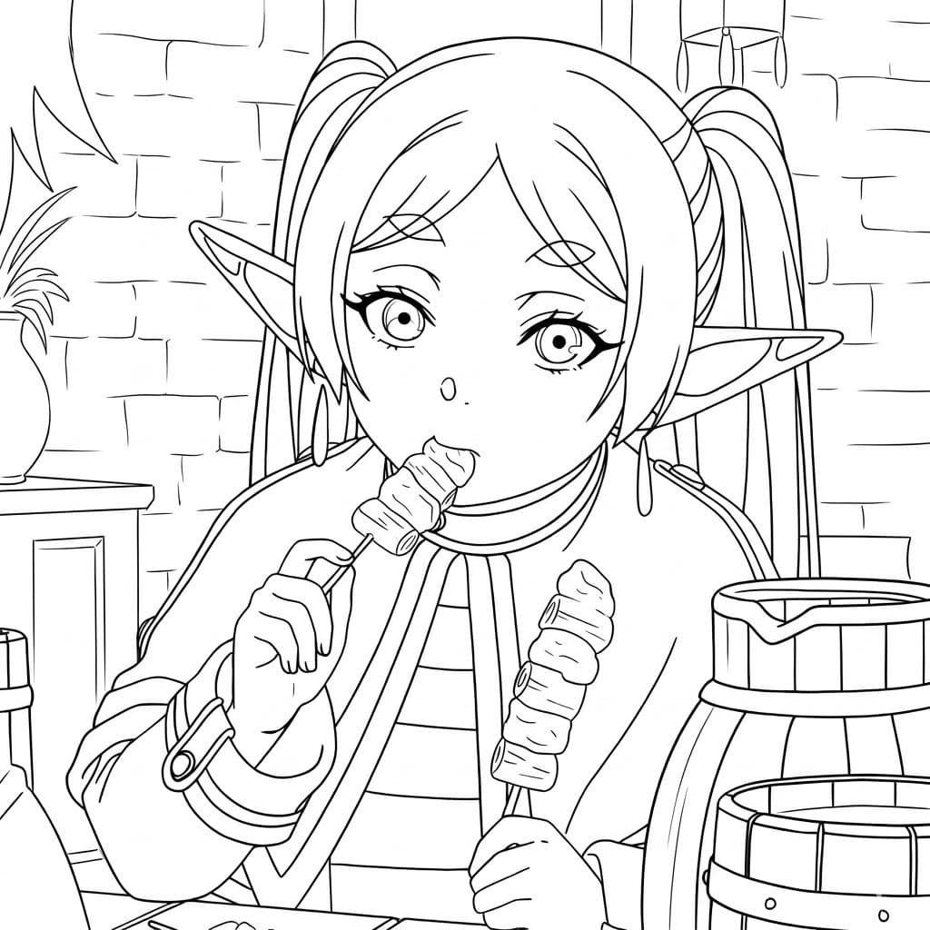 장송의 프리렌 만화 장면