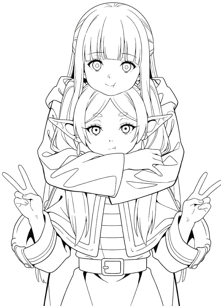 장송의 프리렌 판타지 캐릭터