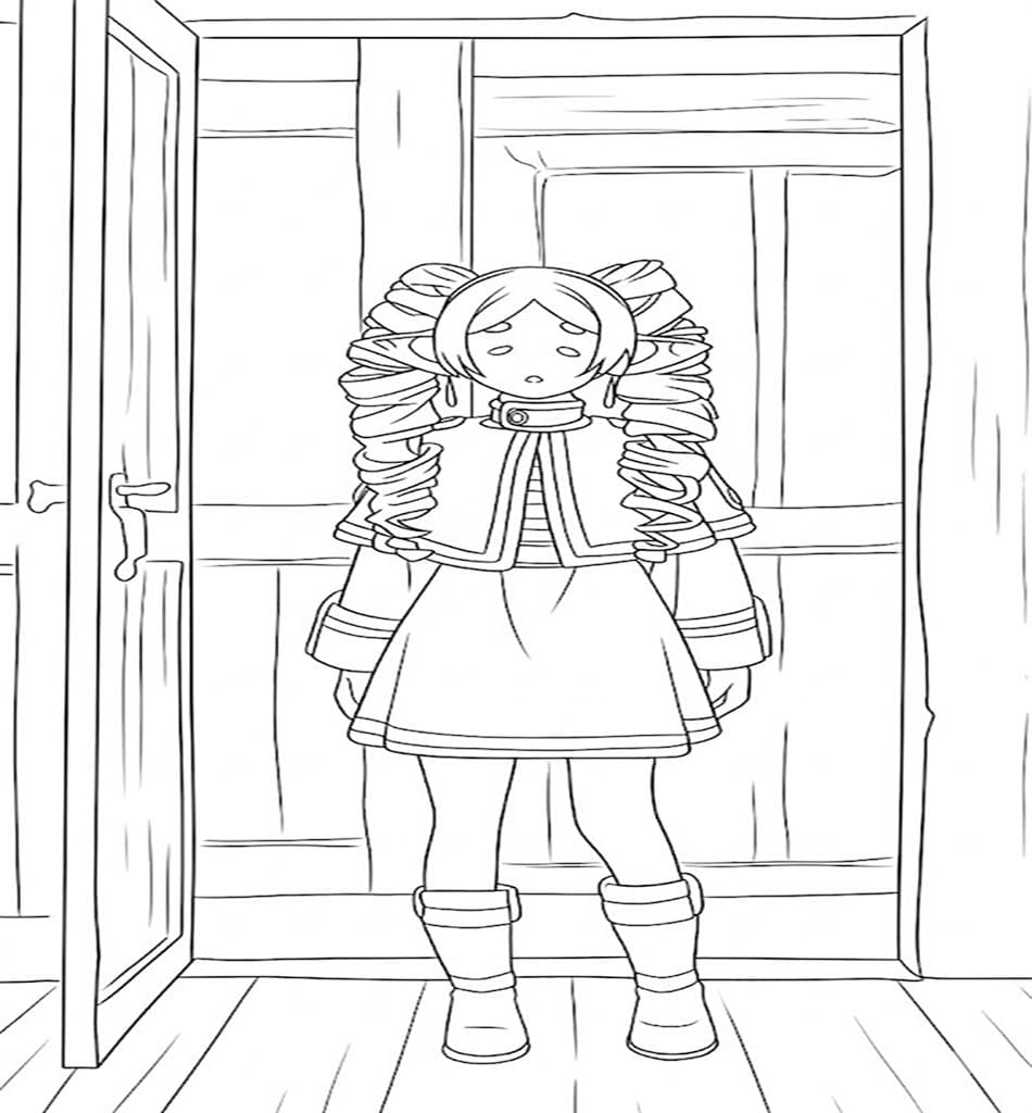 장송의 프리렌 쉬운 색칠공부