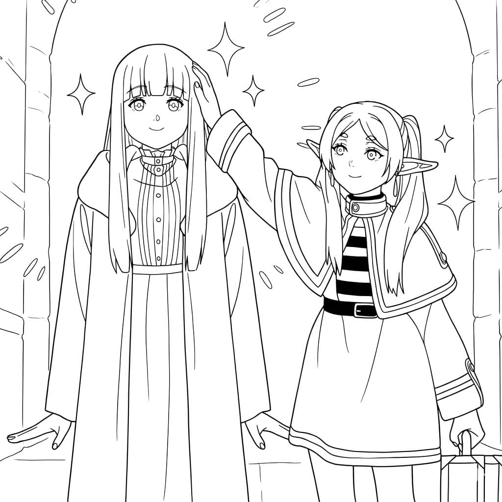 장송의 프리렌 여행 장면