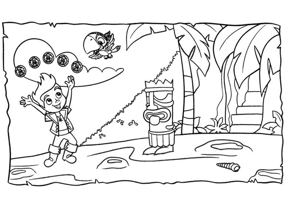 제이크와 네버랜드 해적들 그림 인쇄