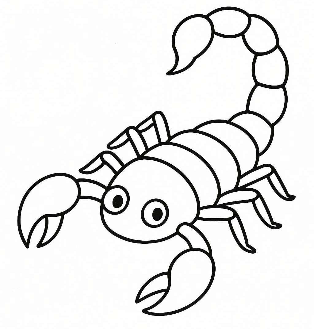 전갈 색칠하기놀이