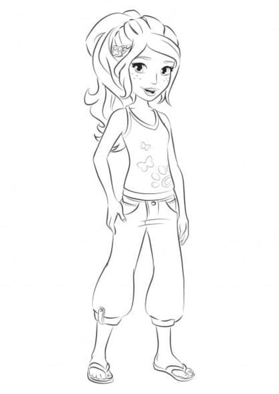 레고 프렌즈 이미지 인쇄