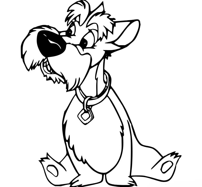 레이디와 트램프 이미지 인쇄 가능