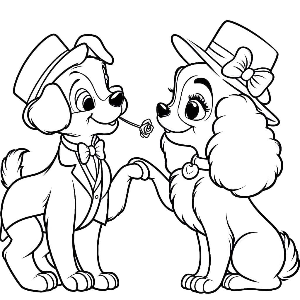 레이디와 트램프 인쇄