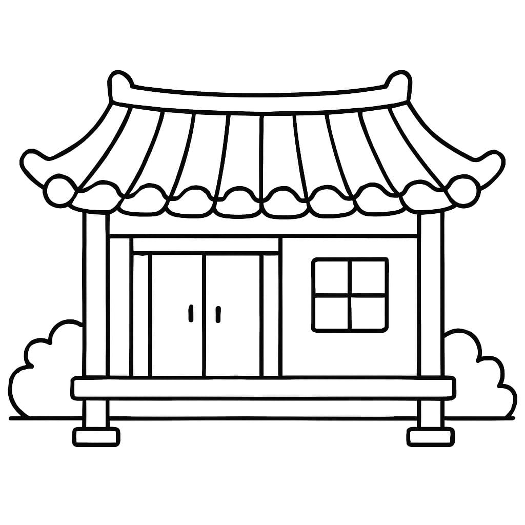 무료 한옥 그리다