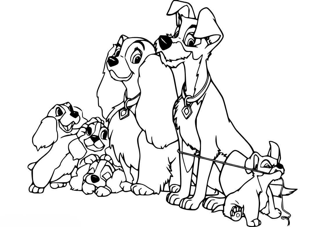 무료로 그리다 레이디와 트램프