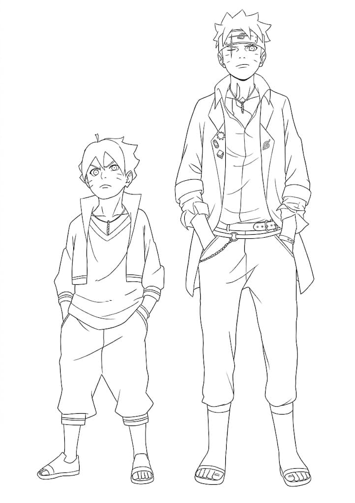 무료로 인쇄 가능 보루토