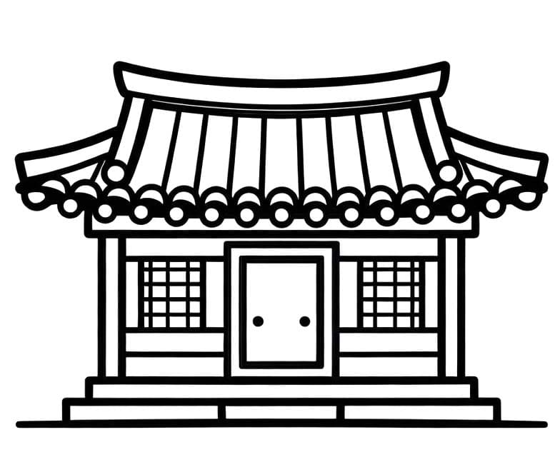 무료로 인쇄 가능 한옥