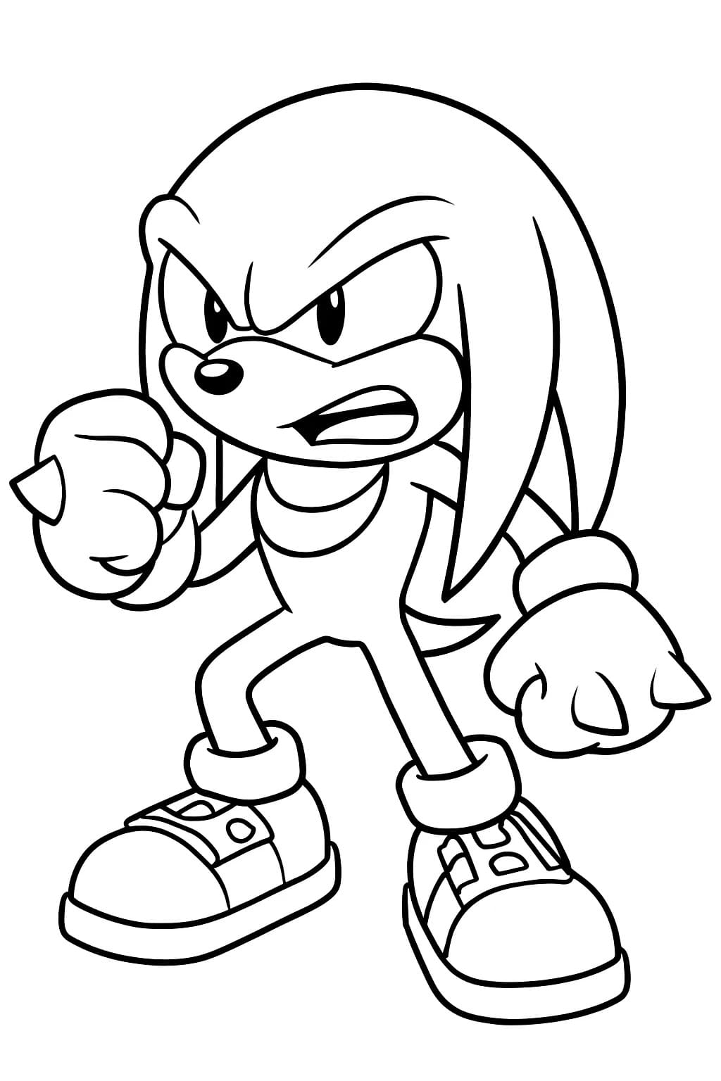 너클즈 무료로 인쇄 가능