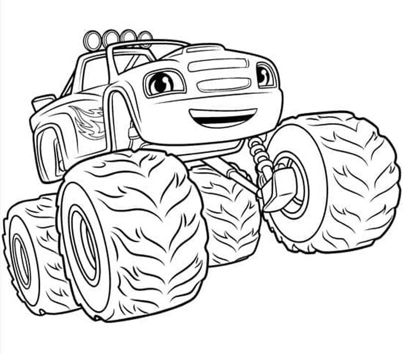 블레이즈와 몬스터 머신 그리다