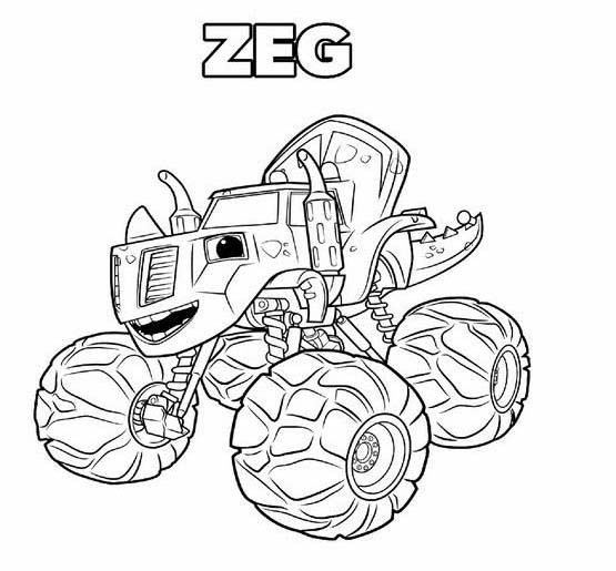 블레이즈와 몬스터 머신 이미지 단순한