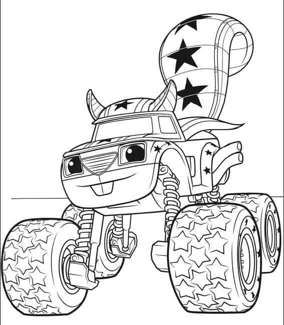 블레이즈와 몬스터 머신 이미지 인쇄 가능