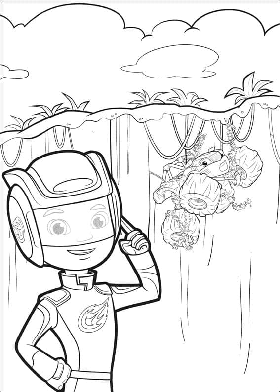 블레이즈와 몬스터 머신 이미지 쉬운